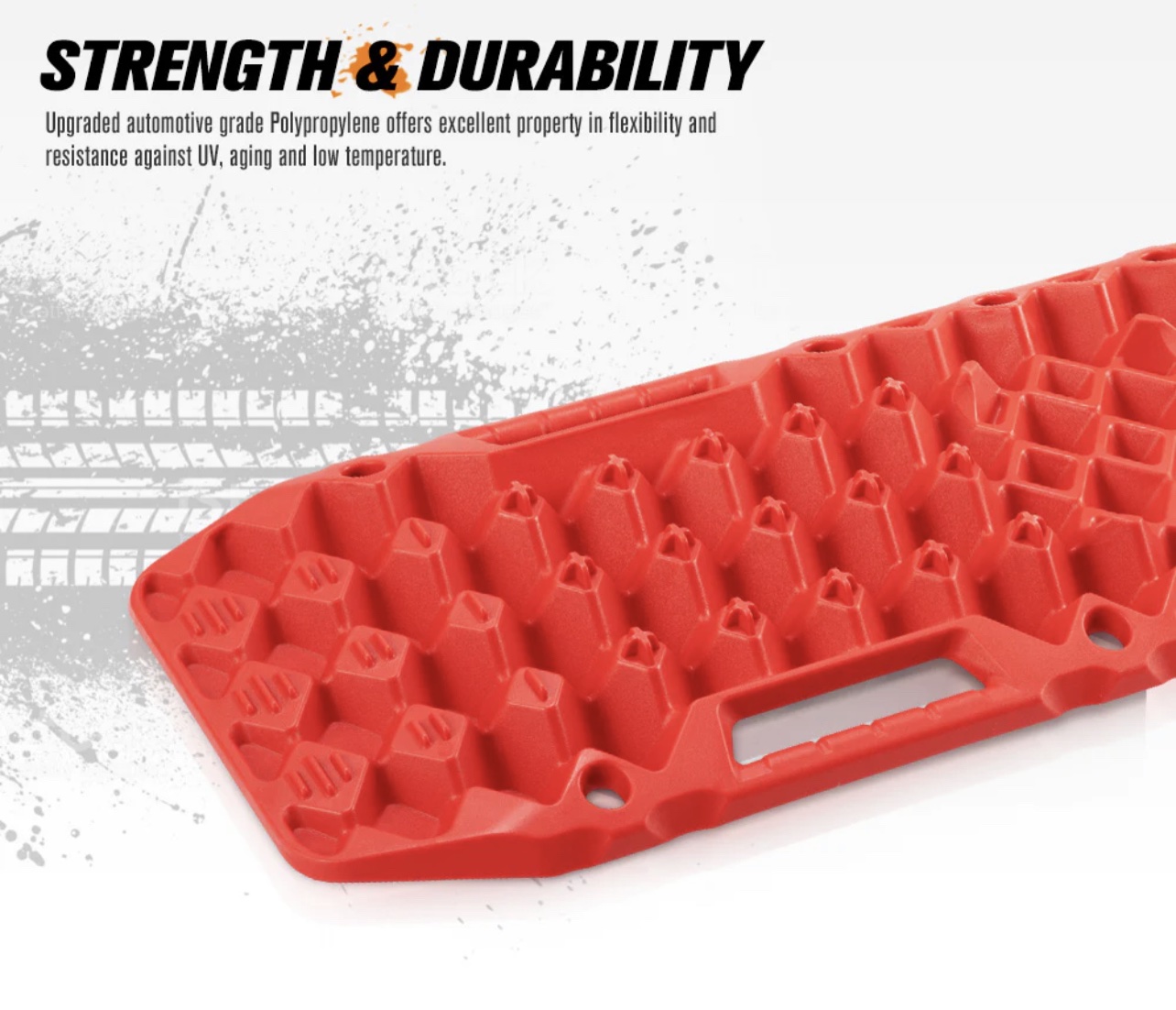 Bunker Indust Recovery Tracks Farm Jack Base 10T Board Sand Mud Snow OffRoad 4WD Red - Image 5