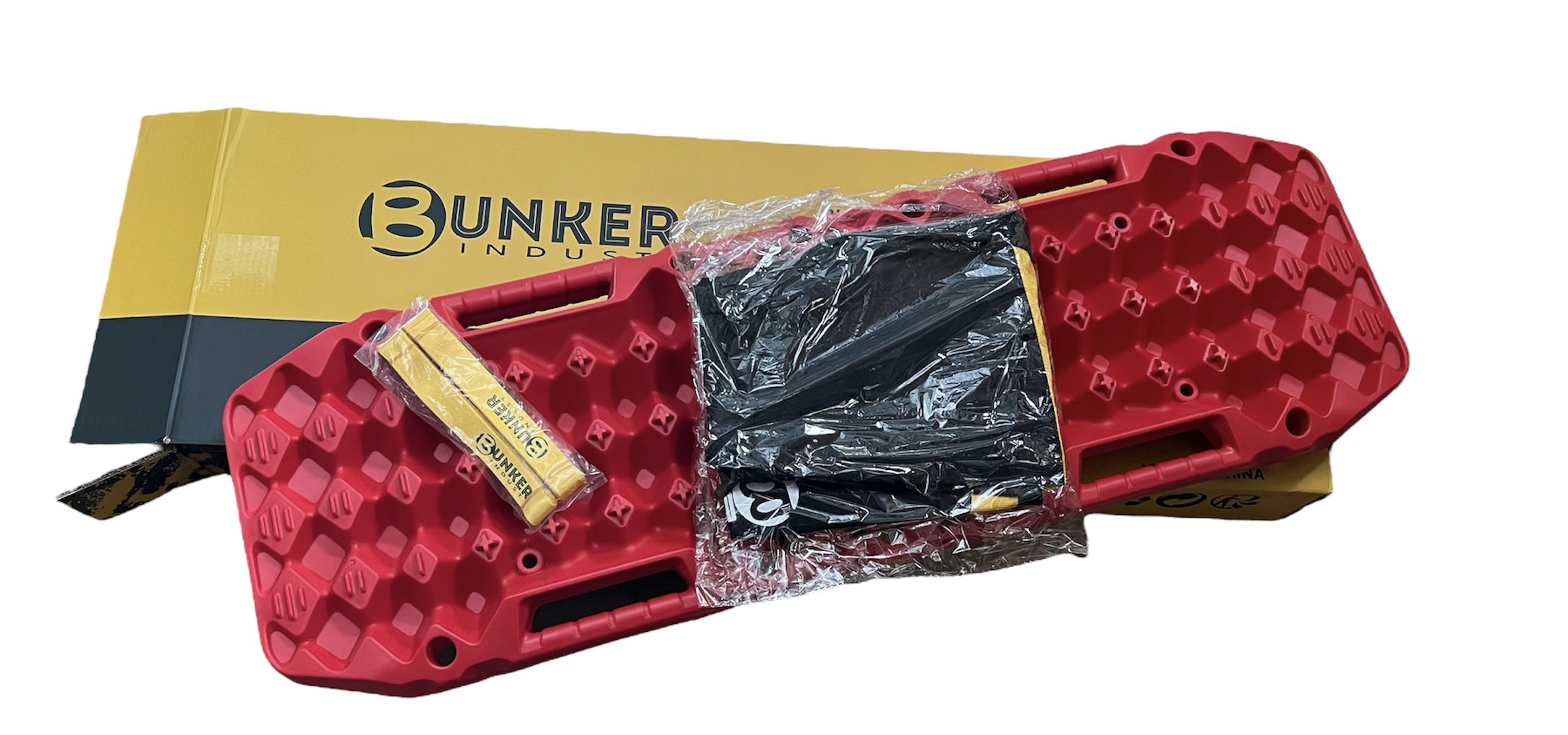 Bunker Indust Recovery Tracks Farm Jack Base 10T Board Sand Mud Snow OffRoad 4WD Red - Image 2
